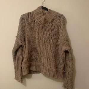 Free people, comfy beige sweater, medium
